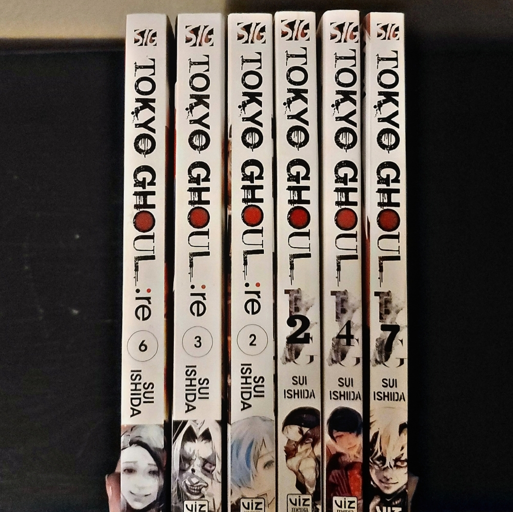 6pc Tokyo Ghoul manga haul